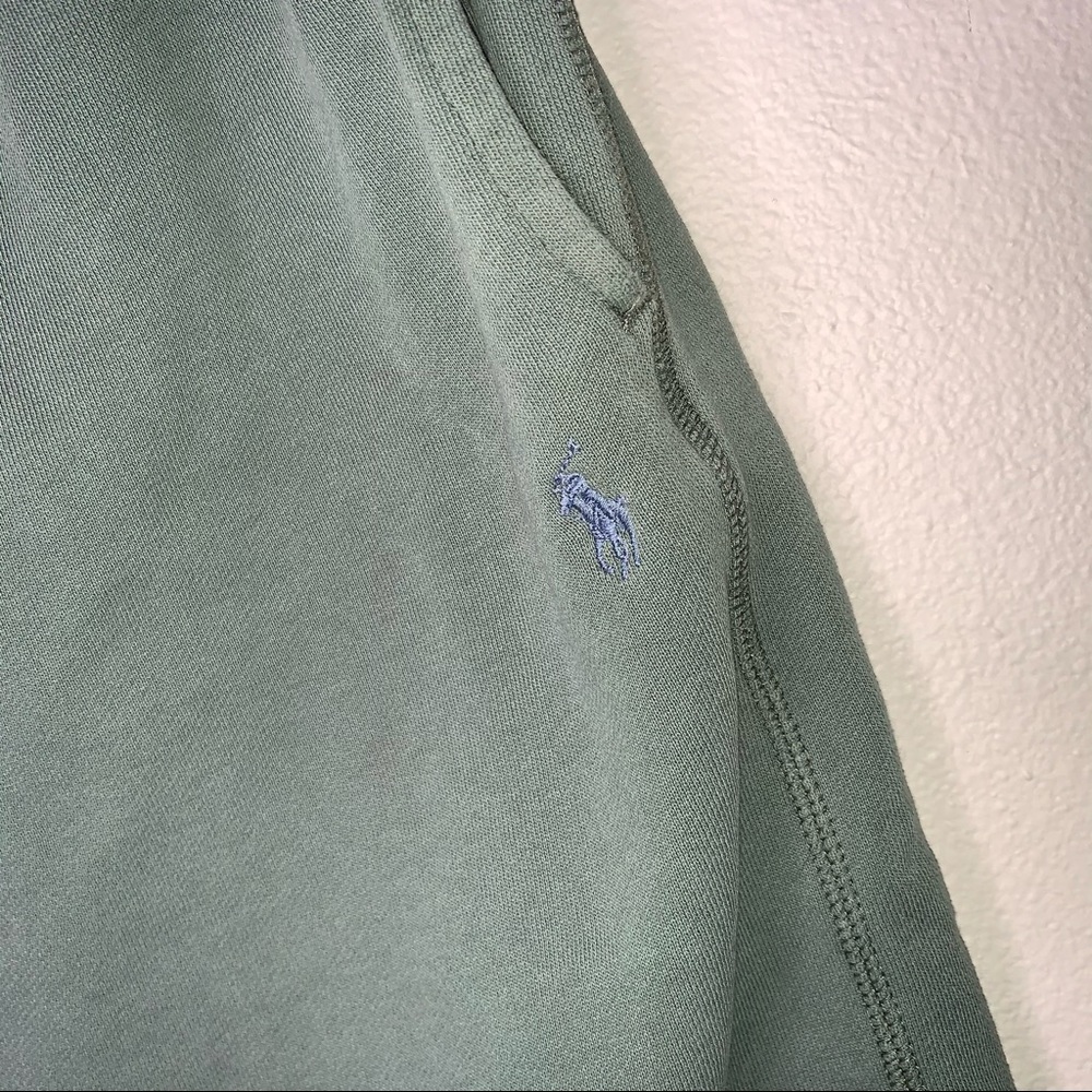 POLO RALPH LAUREN | Green Sweatpant Shorts XXL - Picture 7 of 9